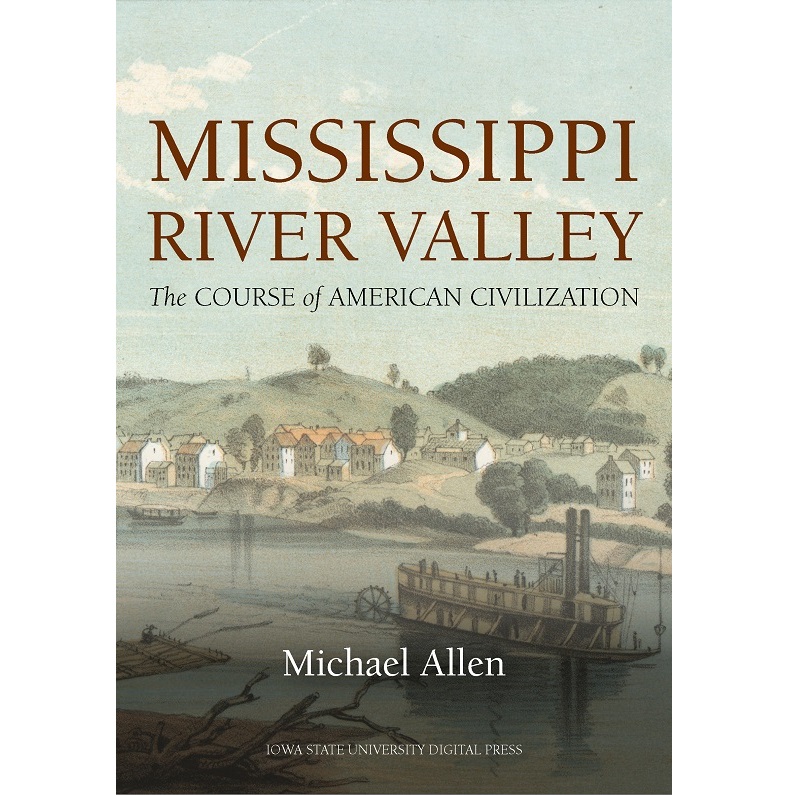Book cover featuring rolling hills by river