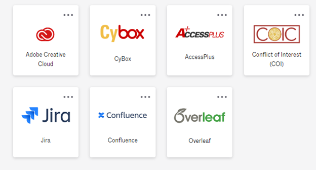 Overleaf, the online LaTeX editor, added to single sign-on page ...